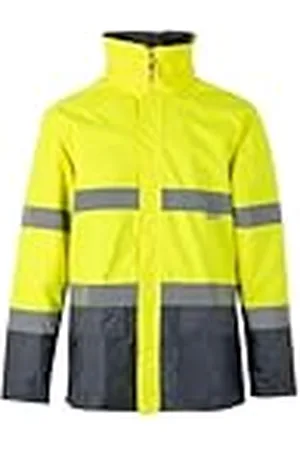 Velilla 306002 Parka, tweekleurig, grijs en neongeel, maat 3XL