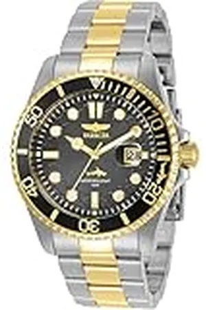 Invicta Pro Diver 30809 Heren Horloge - Waterdicht - Analoog - Quartz Uurwerk - Roestvrij Staal met grijze Wijzerplaat - 43mm
