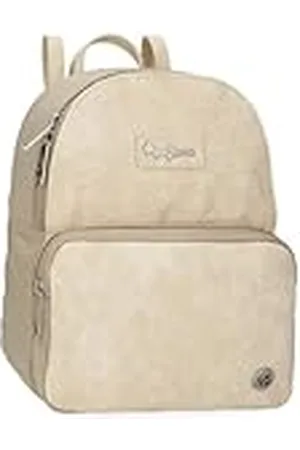 Pepe Jeans Jana Rugzak, casual, , 20 x 25,5 x 10 cm, polyester met details van kunstleer van Joumma Bags, , Eén maat, Casual rugzak