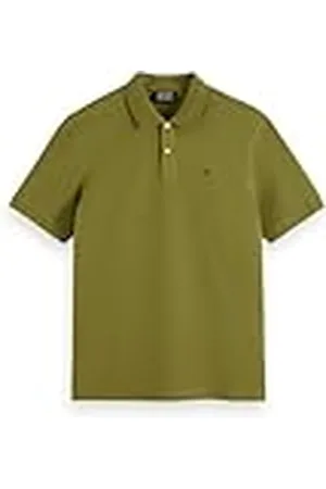 Scotch&Soda Essential Organic Cotton Pique poloshirt voor heren, , M