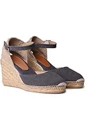 Toni Pons Piper-GY Espadrilles met sleehak voor dames, van linnen en katoen, , 36 EU
