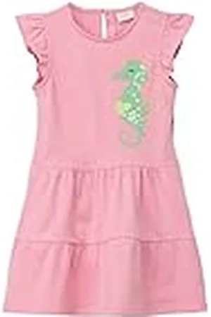QS by s.Oliver Meisjes jurk met pailletten, , 92 cm