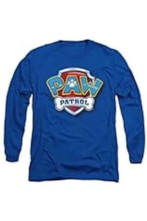 Paw Patrol 3D Logo Heren T-shirt met lange mouwen, koningsblauw, X-Large, , XL