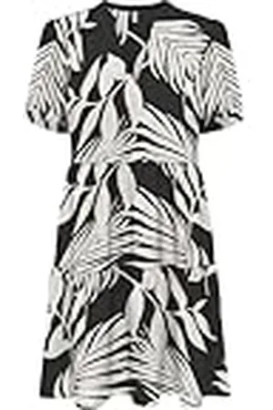 ONLY Onlnova Life Vis S/S Thea Dress AOP, , XS