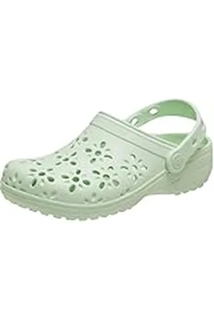 Crocs Uniseks-kind Classic Floral Cut Out Clog K Klomp, , 32/33 EU
