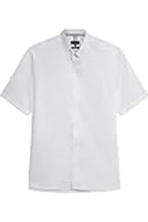 Ted Baker Heren Alyth Ss Regular Branded Oxford Shirt, , L