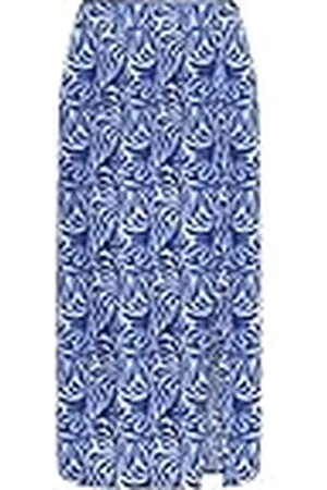ONLY Dames Onlnova Life Vis Lamar Slit Rok AOP, , M