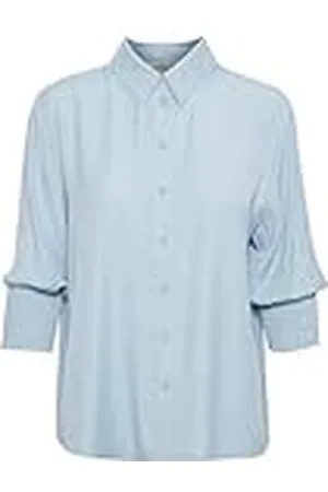 Cream Nolacr shirt blouse voor dames, Kentucky Blue., 38