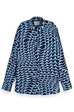 Scotch&Soda Bedrukt relaxed fit shirt, , 36