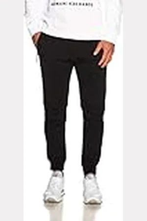 Armani Exchange Heren trekkoord jogger met ritszakken Casual broek, , groot, , L