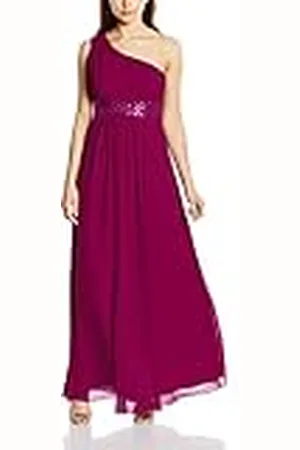 Astrapahl Damesjurk One Shoulder met pailletten, maxi, , 38