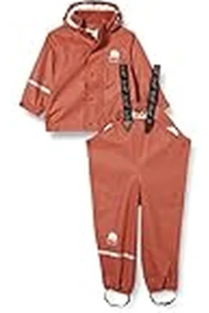 CeLaVi Girls Basic Rainwear Set-Solid PU Regenjas, , 80, , 80