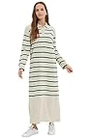 Trendyol Woman Design Maxi Standaard Polo Neck Knitwear Jurk Dames, , S/M