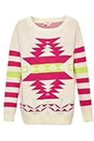 IZIA Dames totem losse lange trui gebreide trui maat M/L, , M