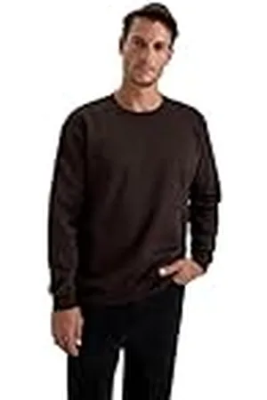 DeFacto Gebreid sweatshirt voor heren, , XXL