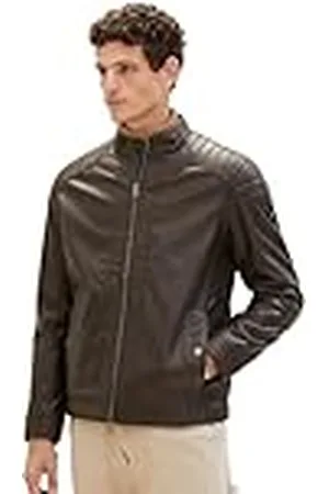 TOM TAILOR Mannen Bikerjack van kunstleer 1026337, , L