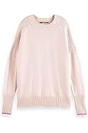 Scotch&Soda Dames Relaxed-fit crewneck pullover sweater, , S