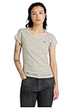 G-Star Raw Eyben Slim Top 2.0 T-shirt voor dames, met V-hals, , XXS