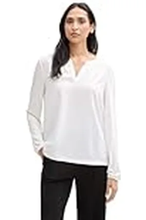 TOM TAILOR T-shirt met lange mouwen voor dames, , XL