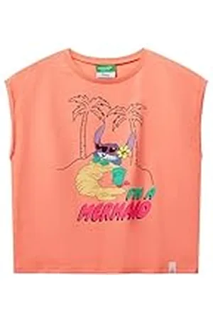Benetton T-shirt voor meisjes en meisjes, , 150