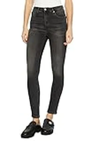 Calvin Klein Jeans Dames HIGH Rise Skinny J20J224493 Skinny, Denim (Denim Black), 29W/30L, , 29W / 30L
