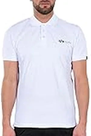 Alpha Industries Basis Polo SL Poloshirt voor Heren White