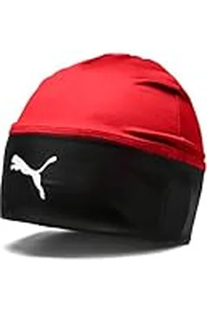PUMA Mens Liga Beanie, Size: O/S, Color: Red/ Black