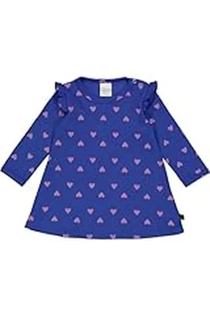 Green Cotton Baby meisje Heart L/S T Blouse, , 80 cm