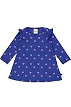 Green Cotton Baby meisje Heart L/S T Blouse, , 74 cm