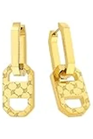 JOOP! JOOP creolen roestvrijstalen dames oorsieraden, 1,7 cm, , Wordt geleverd in geschenkverpakking, 2035137