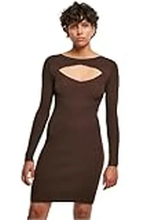 Urban classics Damesjurk met lange mouwen, verkrijgbaar in verschillende kleuren, maten XS - 5XL, , S