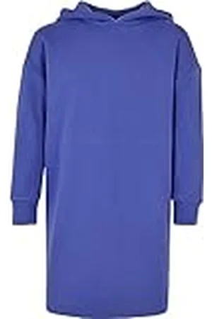 Urban classics Meisjes-capuchontrui voor meisjes, oversized terry hoody, casual jurk van biologisch terry, verkrijgbaar in 2 verschillende kleuren, maat 110/116 tot 158/164, , 134/140 cm