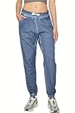 Urban classics Sportbroek voor dames, denimblauw, XS