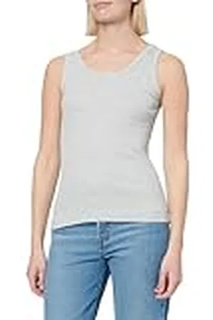 GANT Slim Ribbed Tank Top, , XS