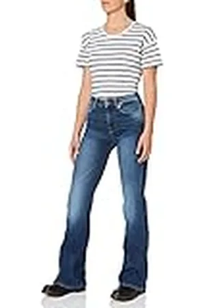 7 for all Mankind Dames Lisha Slim Illusion Eco Above Jeans, , 31W x 30L