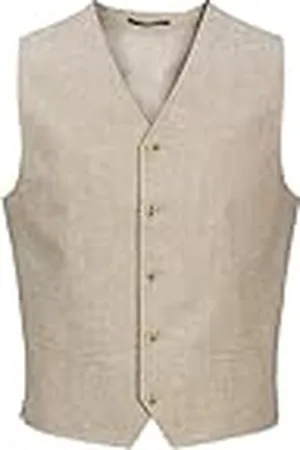 JACK & JONES Jprriviera Linen Waistcoat voor heren, , 54
