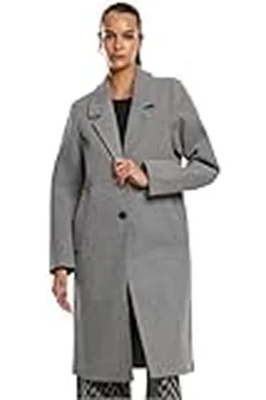 Urban classics Damesmantel voor dames, basic jas, klassieke mantel voor vrouwen, regular fit, maten XS-5XL, , 4XL