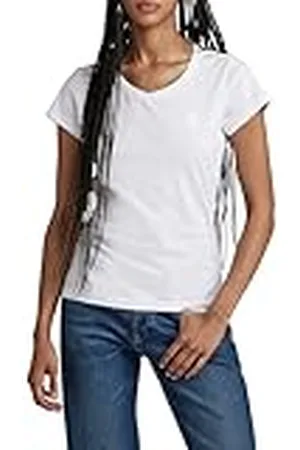 G-Star Raw Eyben Slim Top 2.0 T-shirt voor dames, met V-hals, , XL