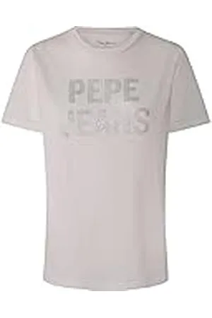 Pepe Jeans Dames NIKO T-shirt, wit, L, Kleur: wit, L