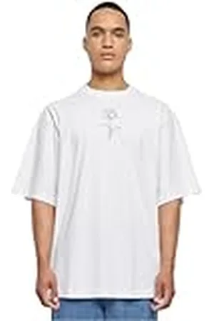 Merchcode Heren T-Shirt Spring - Rose HugeSpring - Rose Huge Tee Tee, Oversized Fit, Katoen 100 Percent, S, , S