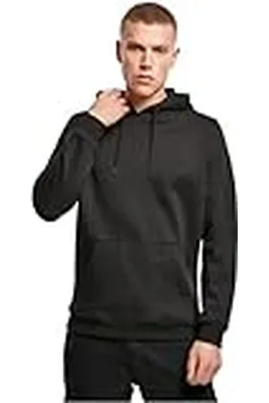 Build Your Brand Heavy Hoody Herenjas, Zwart (zwart), XL