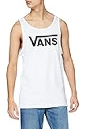 Vans Heren Classic Tank Mouwloze Kniited Tank Top, Zwart (Zwart/ ), Large, , S