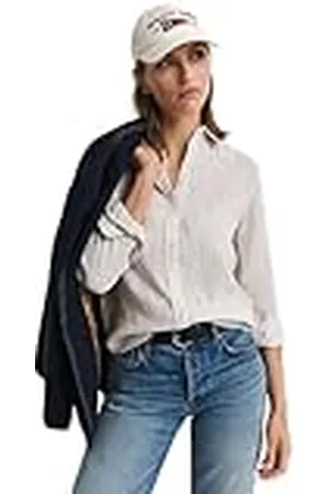 GANT REG LINEN STRIPED SHIRT, , 34