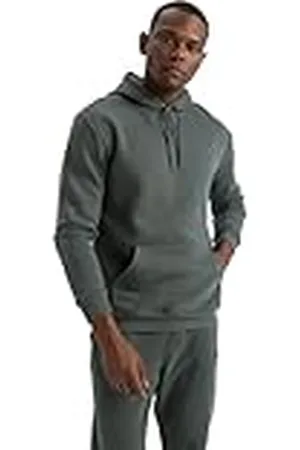 DeFacto Sweatshirt met capuchon voor heren, , XS