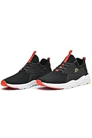 Kappa Lage sneakers, heren/dames - logo Sanpuerto, A2l Black Orange Dk, 42 EU