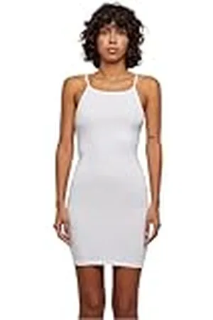 Urban classics Dames Dames Stretch Jersey Slim Dress Jurk, , 4XL