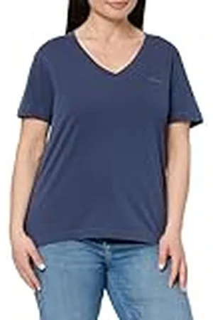 GANT REG SUNFADED SS V-hals T-shirt, , XXL