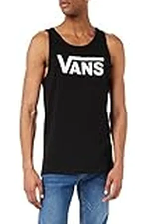 Vans Heren Classic Tank Mouwloze Kniited Tank Top, ( /Wit), Large, , S