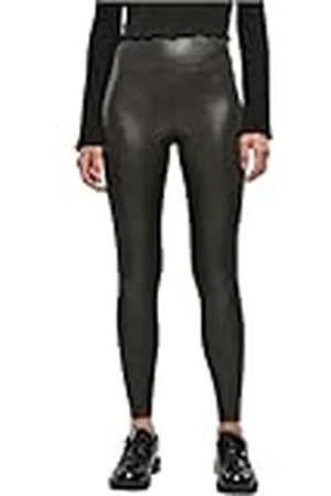 Urban classics Glamour leggings met hoge tailleband voor dames, yogabroek, , 3XL