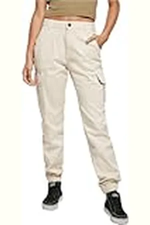 Urban classics Cargobroek voor dames, hoge taille, cargo-broek met opgestikte zakken, verkrijgbaar in vele kleuren, maten 26-34, , 27